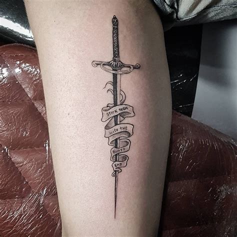 live by the sword tattoo|More.